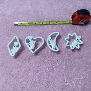Vtg Pillsbury Doughboy Cookie Cutters 1992